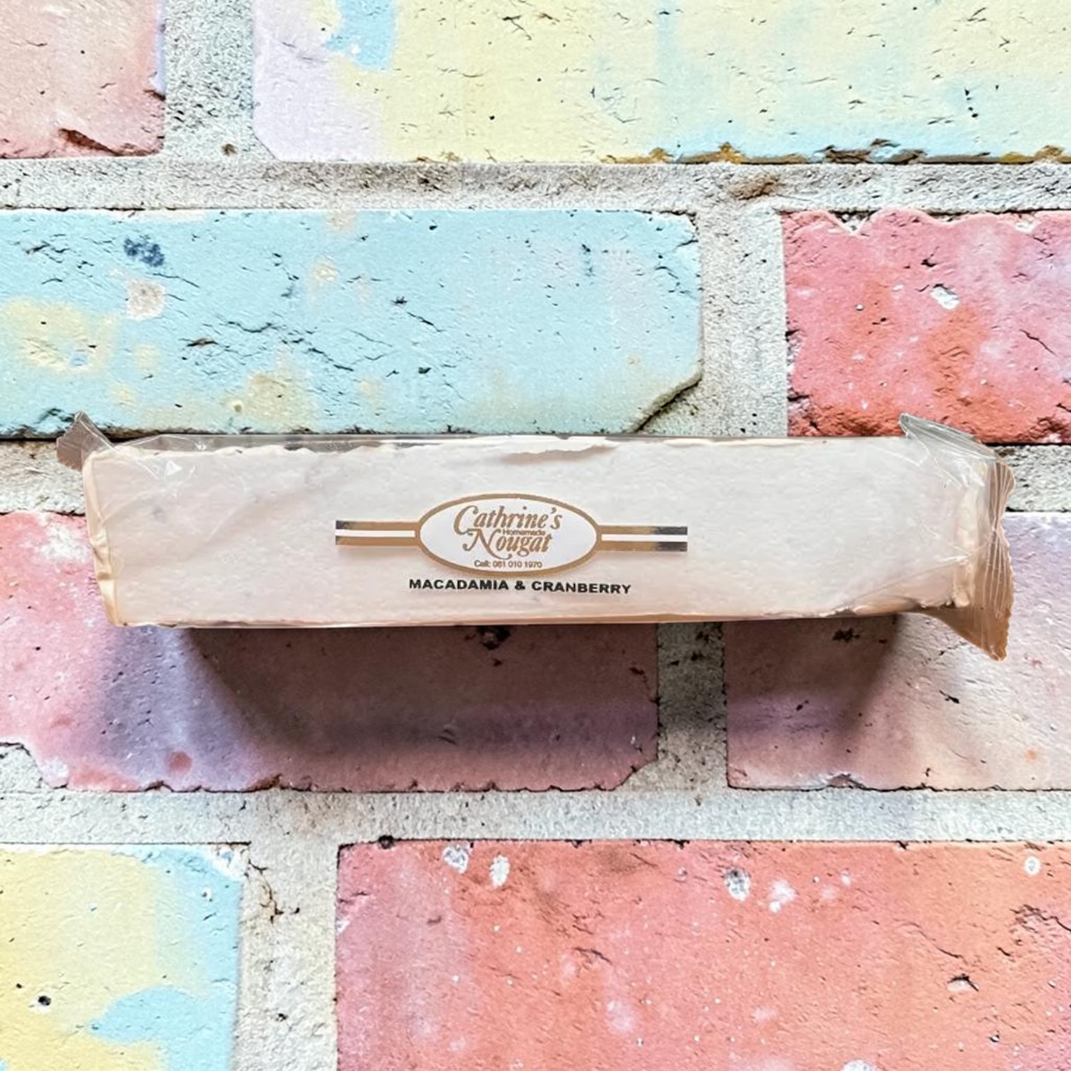 Catherines Homemade Nougat - Macadamia & Cranberry Nougat